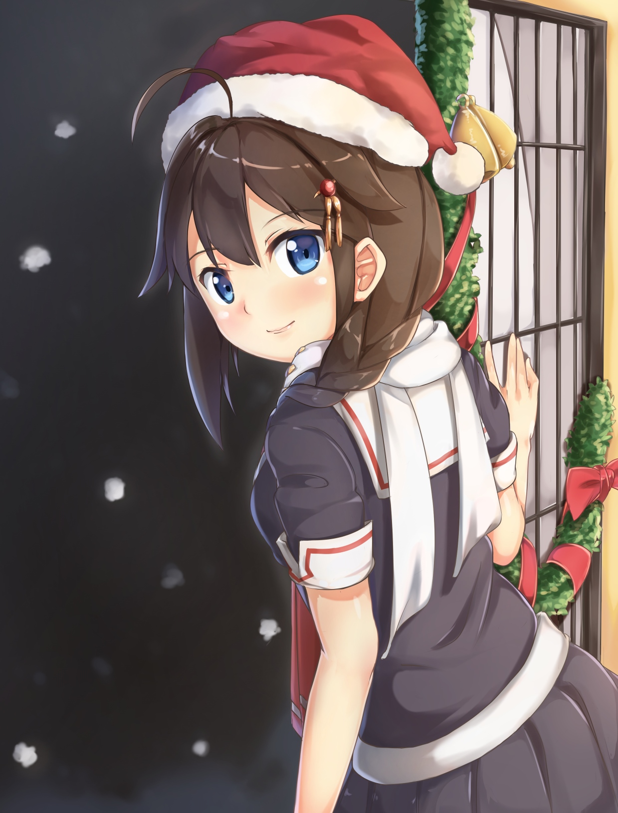 ryouya kantai collection shigure (kancolle) christmas seifuku 338128